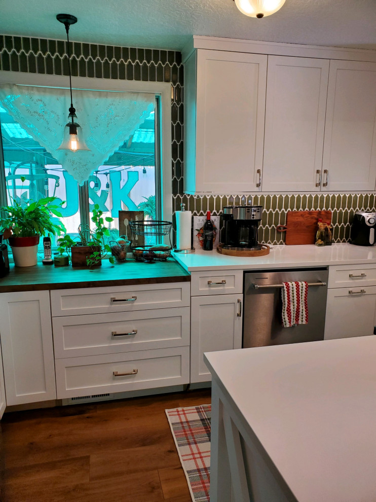 Traditional White Farmhouse