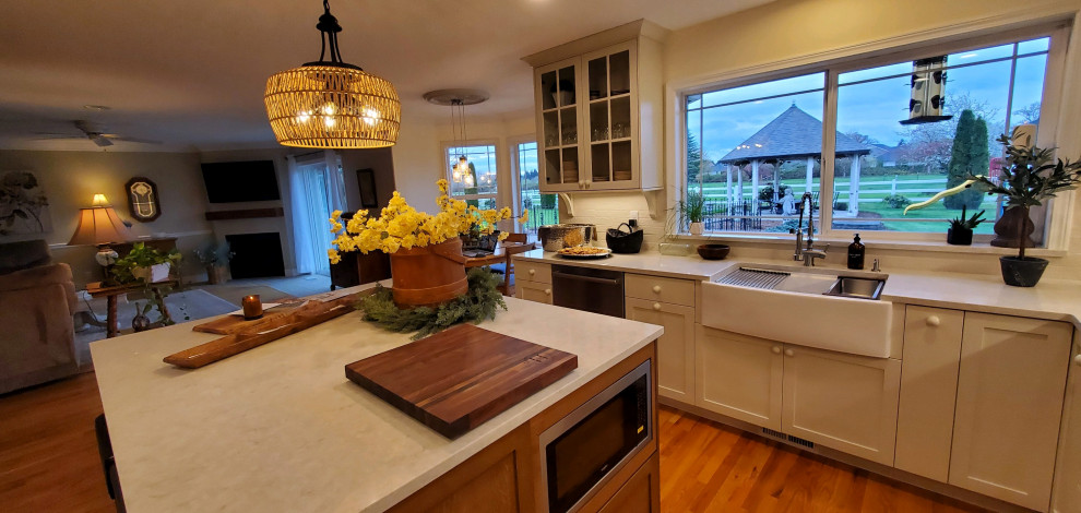 Country Painted Kitchen