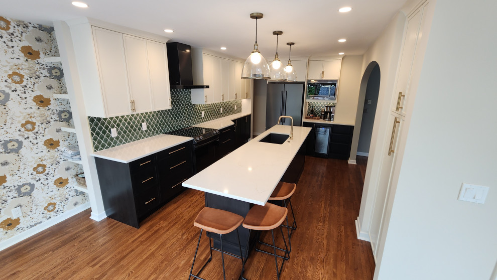 Narrow Shaker with Hints of Mid-Century Flair
