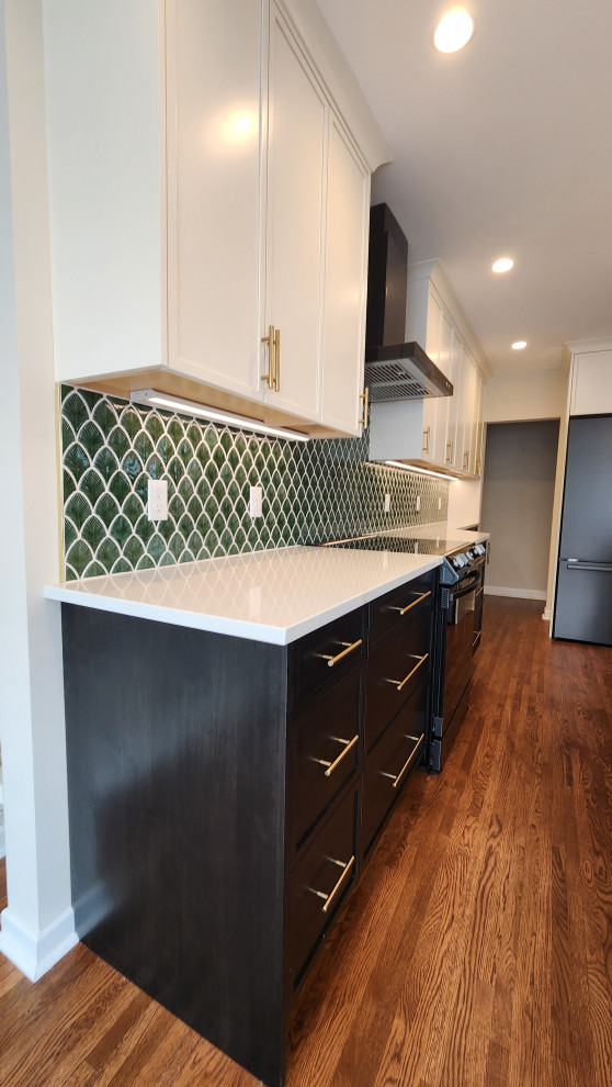 Narrow Shaker with Hints of Mid-Century Flair
