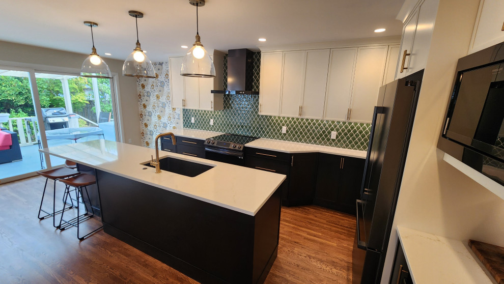 Narrow Shaker with Hints of Mid-Century Flair