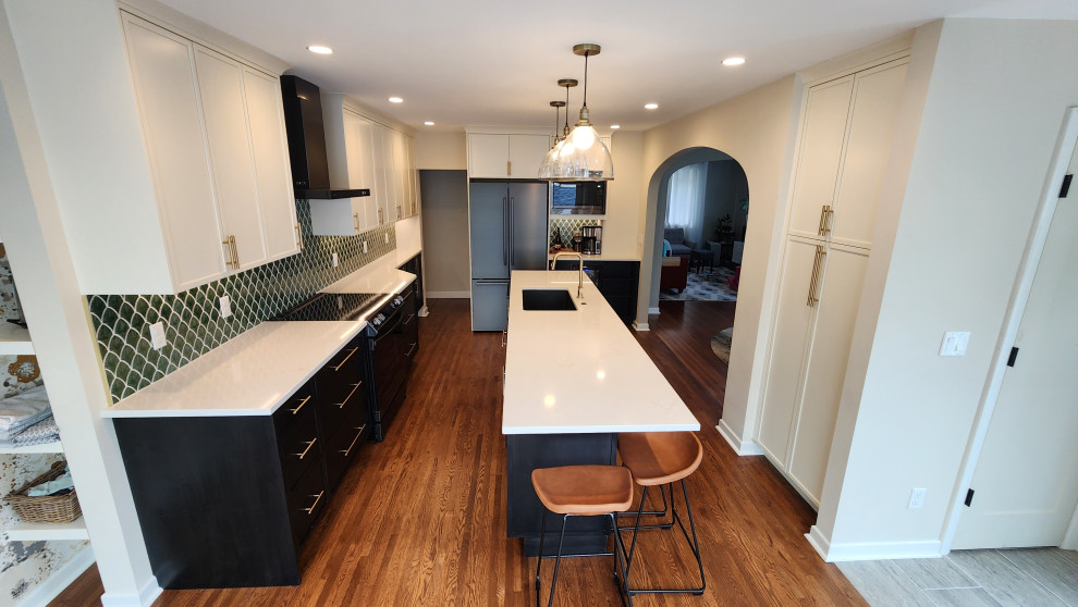 Narrow Shaker with Hints of Mid-Century Flair