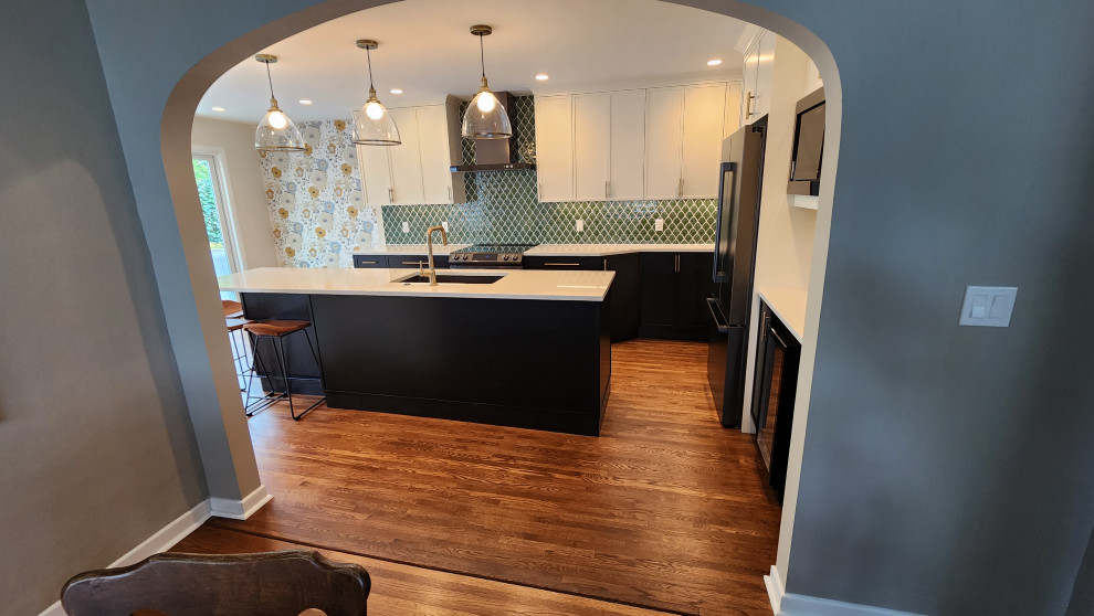 Narrow Shaker with Hints of Mid-Century Flair