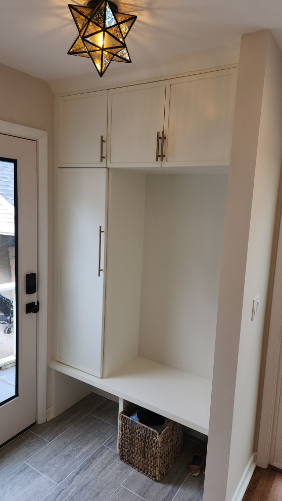 Narrow Shaker with Hints of Mid-Century Flair